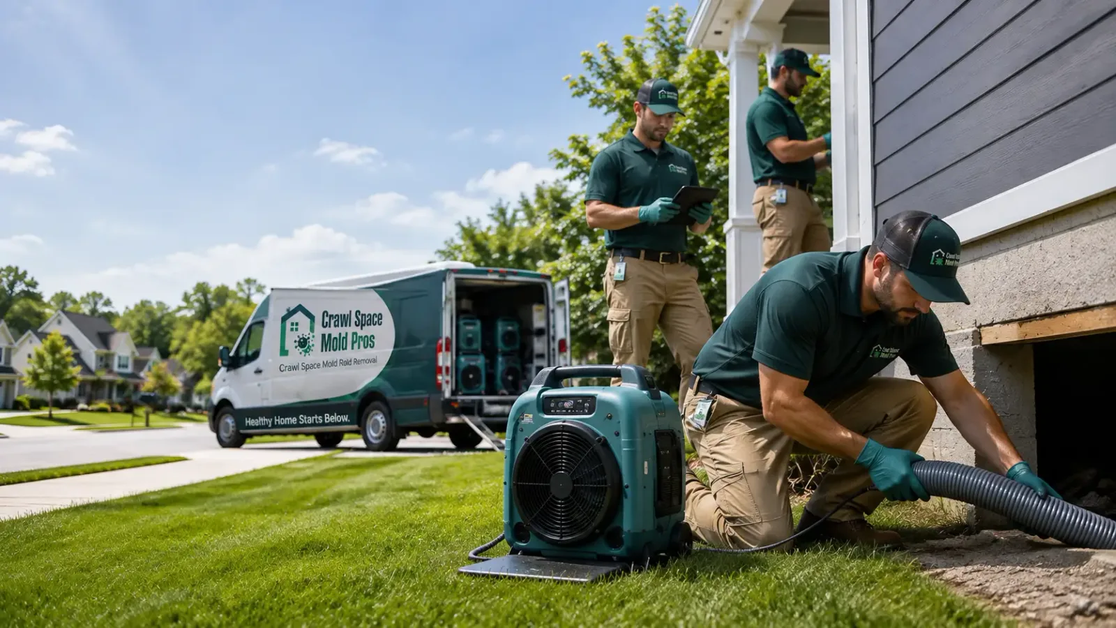 Crawl Space Mold Removal in Chesaning, MI